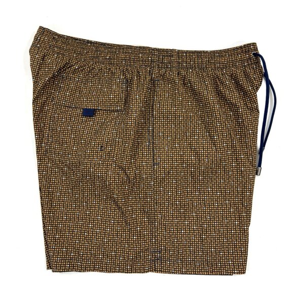 Canali Mens Swim Trunks Size 2XL Shorts Abstract Print Mesh Lined Made In Italy - Picture 2 of 14